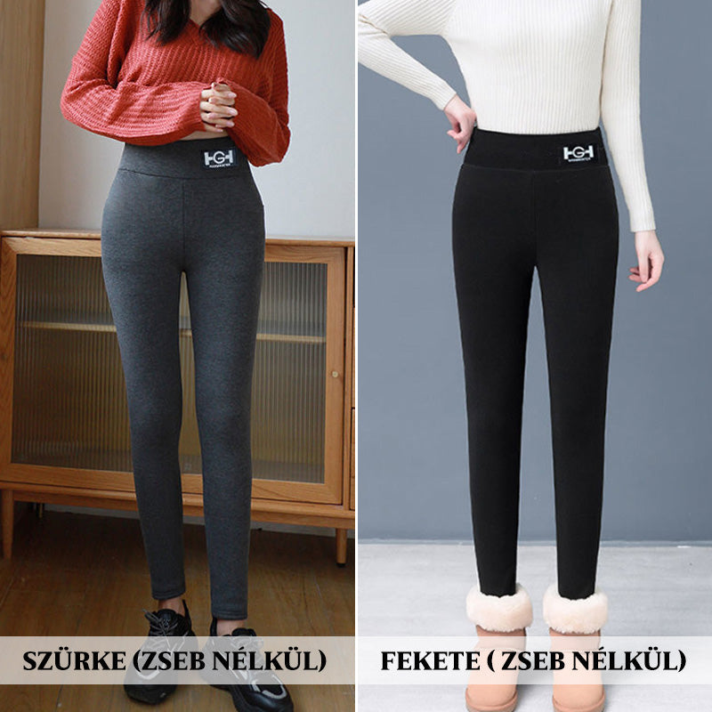 Divatos női thermo kasmír skinny nadrág