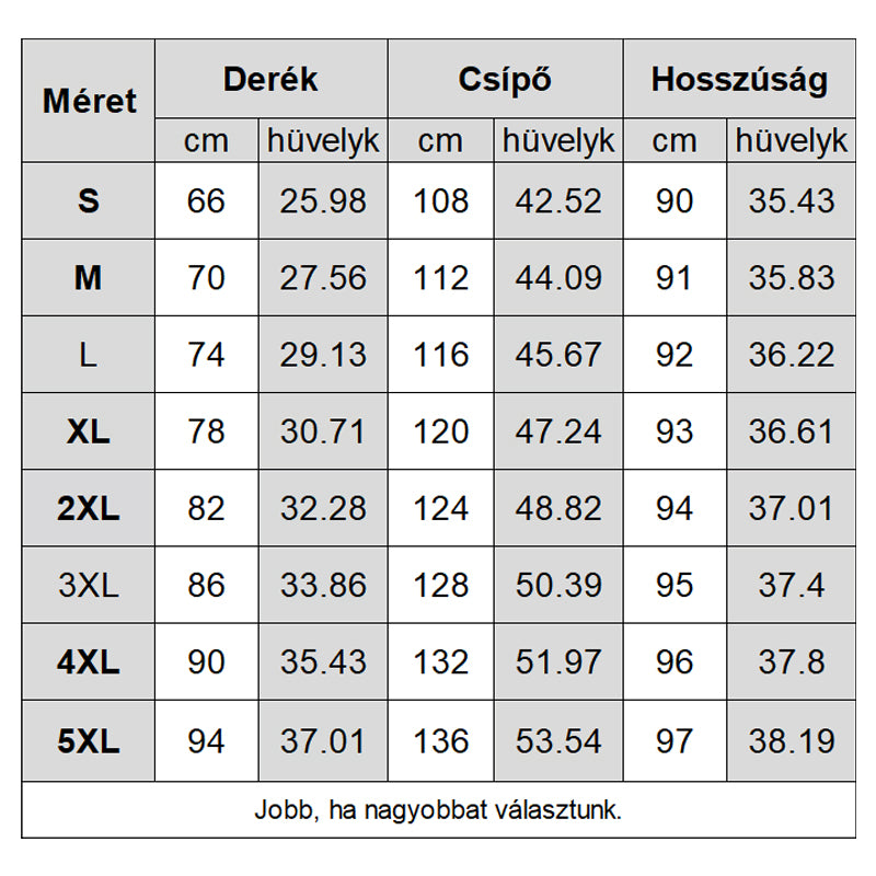 Női széles szárú egyenes bő nadrág